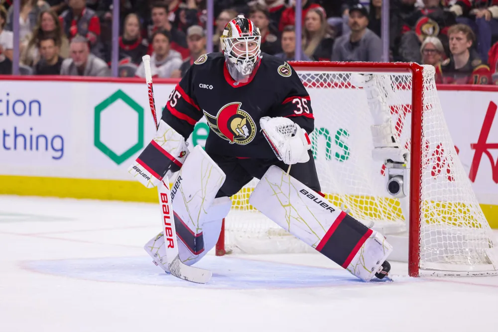 Ottawa Is 7-1 When Ullmark Starts. He Is Out.